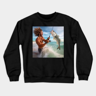 Surf FIshing Crewneck Sweatshirt